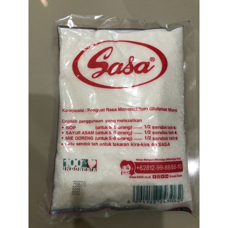 SASA 250 Gr Mononatrium Glutamat Penyedap Rasa