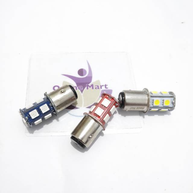 Lampu stop rem 13 LED Flash 13 LED Mata Motor Mobil bohlam stop belakang