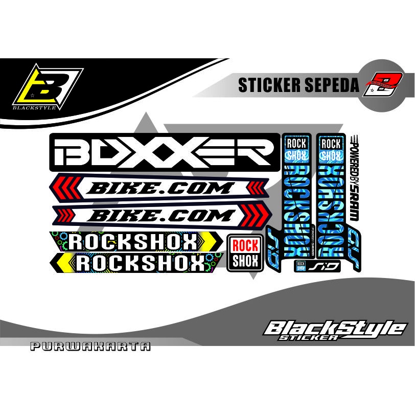COD STICKER ALL SEPEDA UNIVERSAL VARIASI / STRIPING SEPEDA MTB ALL STICKER MOTIF SIMPLE STRIPING