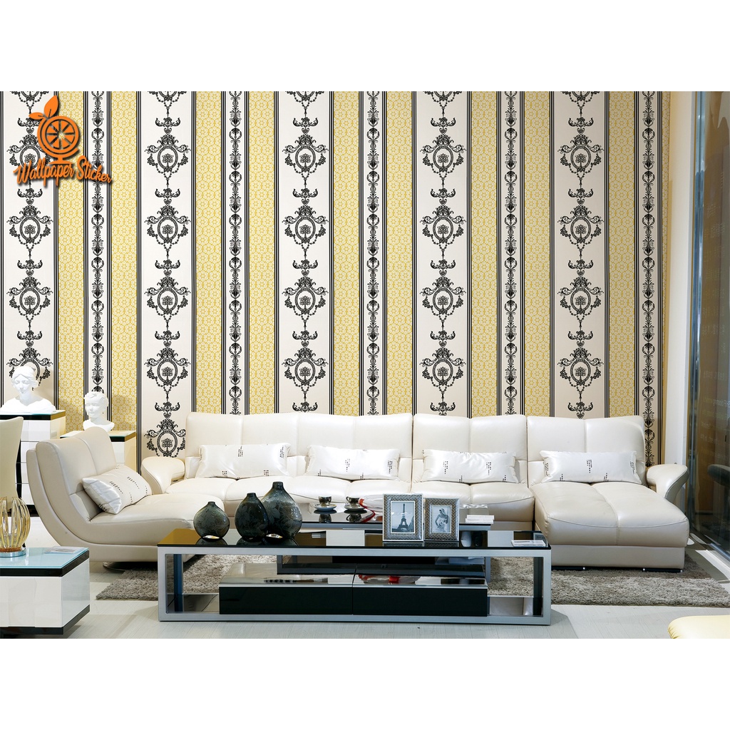 Wallpaper Sticker wallpaper Dinding wallpaper 3D wallpaper motif Premium Quality 45cm X 9meter