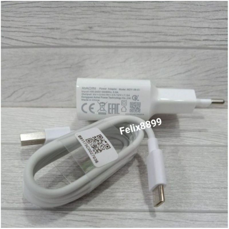 Charger Casan Xiaomi Redmi 8 8A 8A Pro Fast Charging 18W QC 3.0 Type C 18 Watt