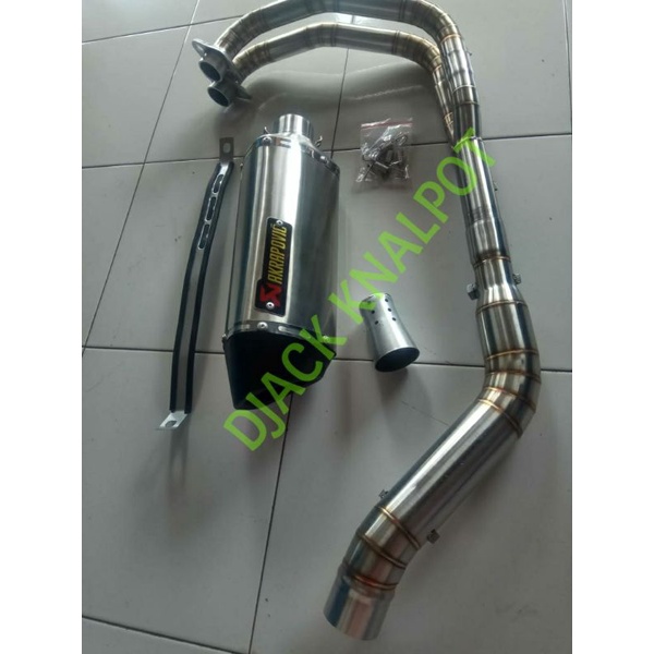 Knalpot Racing MT 25 /R 25 Full System Akrapovic Evo