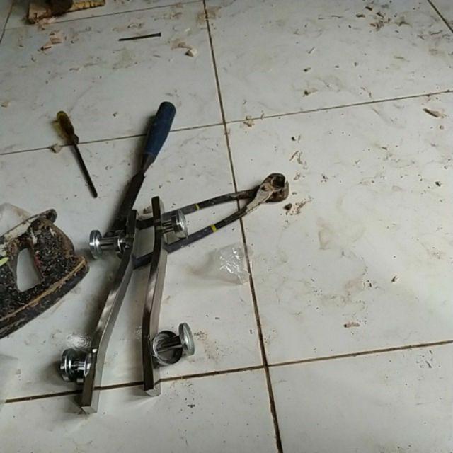 Paket Handle Pintu Stainless 25cm 1set + Body Pelor Promo Termurah