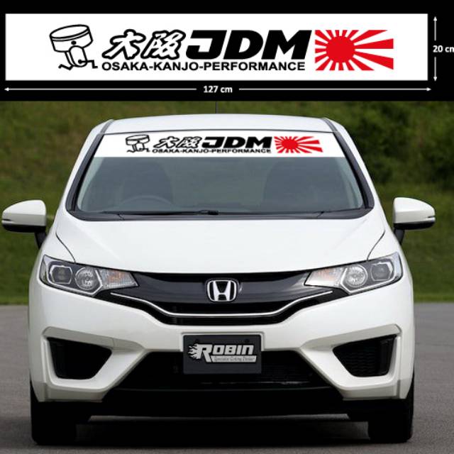 STIKER KACA DEPAN MOBIL JDM OSAKA