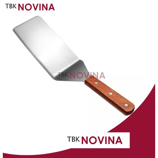 SPATULA STAINLESS PIZZA TURNER TEPANYAKI / STAINLESS STEEL JEPANG KAPE BENGKOK