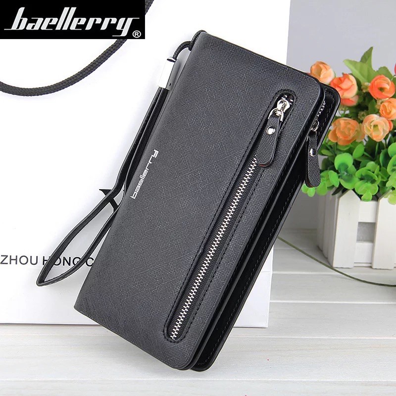 Dompet Panjang Wanita Dompet Kulit Lipat Baellerry N1502