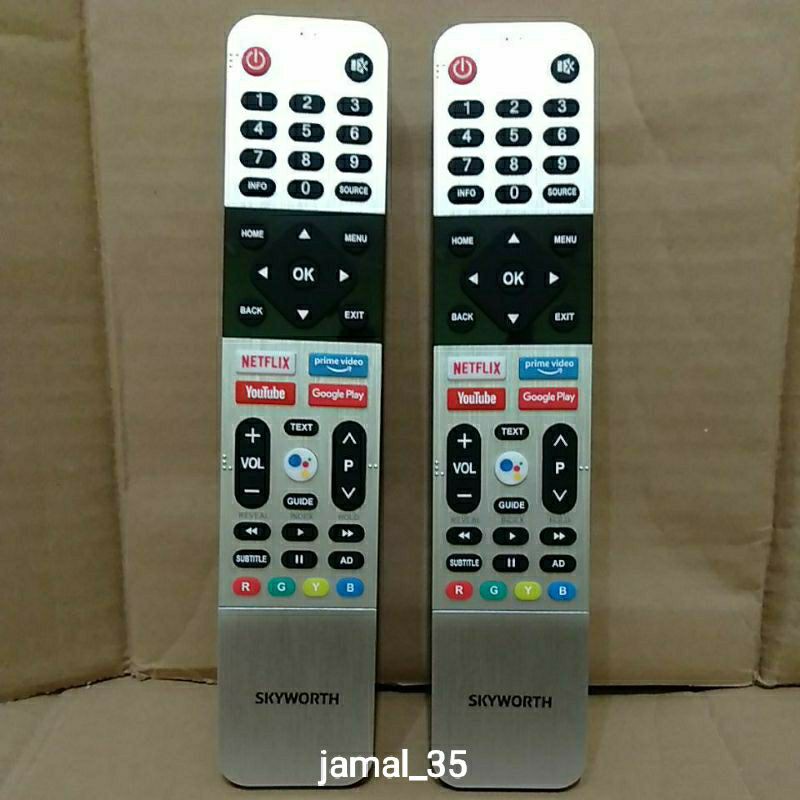 REMOTE REMOT TV SKYWORTH/COOCAA/Coocaa android SMARTV LED LCD NETFLIX YOUTUBE ORIGINAL