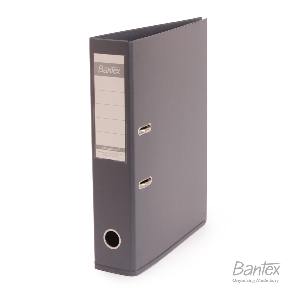 

Bantex Ordner Folio 7 cm PVC Lever Arch File Anthracite Grey 1465V25