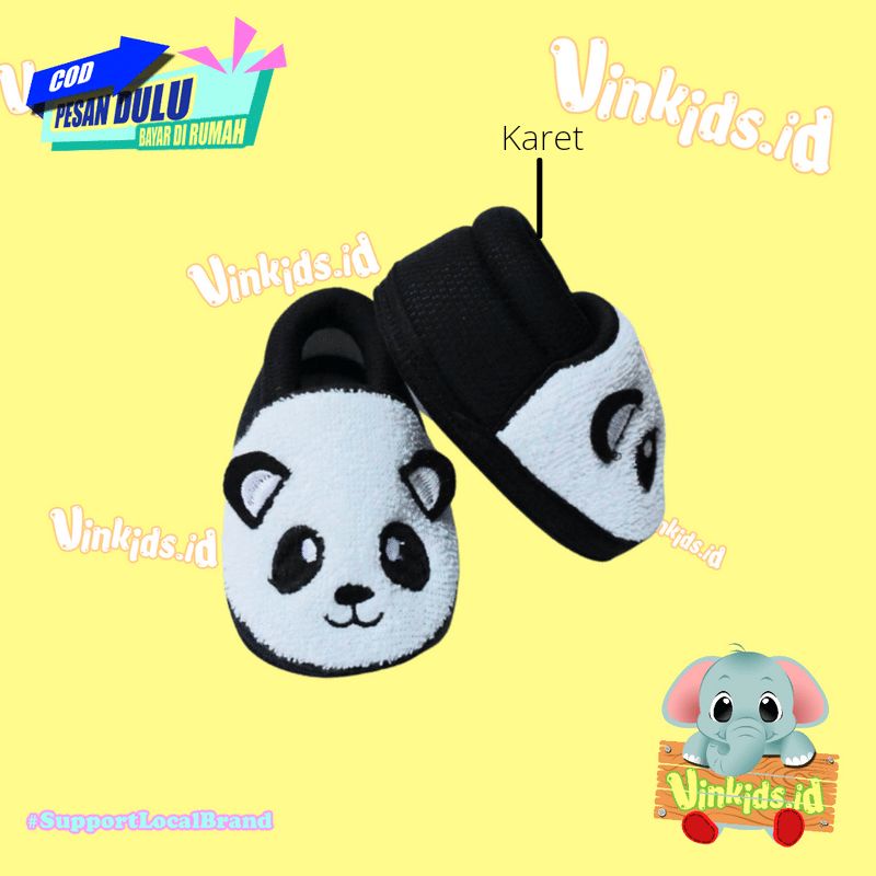 Sepatu Anak Bayi Prewalker 0-12 Bulan Karakter Panda