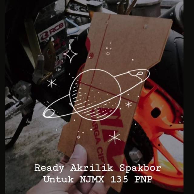 Spakbor Akrilik New Jupiter MX 135 / NJMX PNP