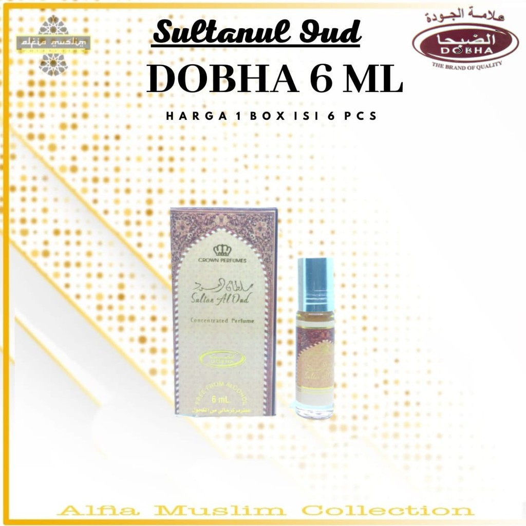 Dobha Sultanul Oud Parfum Minyak Wangi Non Alkohol 6ml Roll On