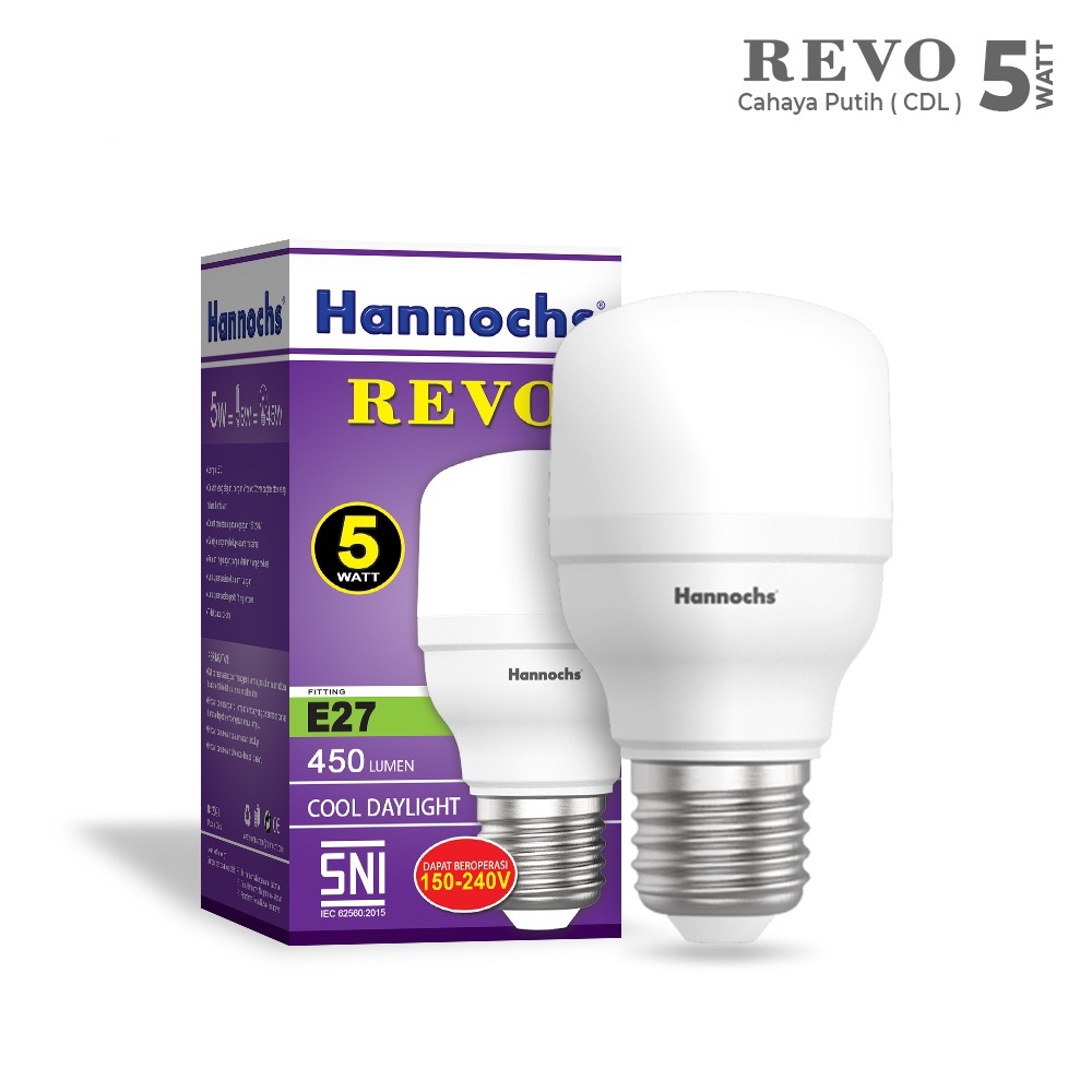 Hannochs Lampu LED Capsule Revo 5 Watt - Cahaya Putih