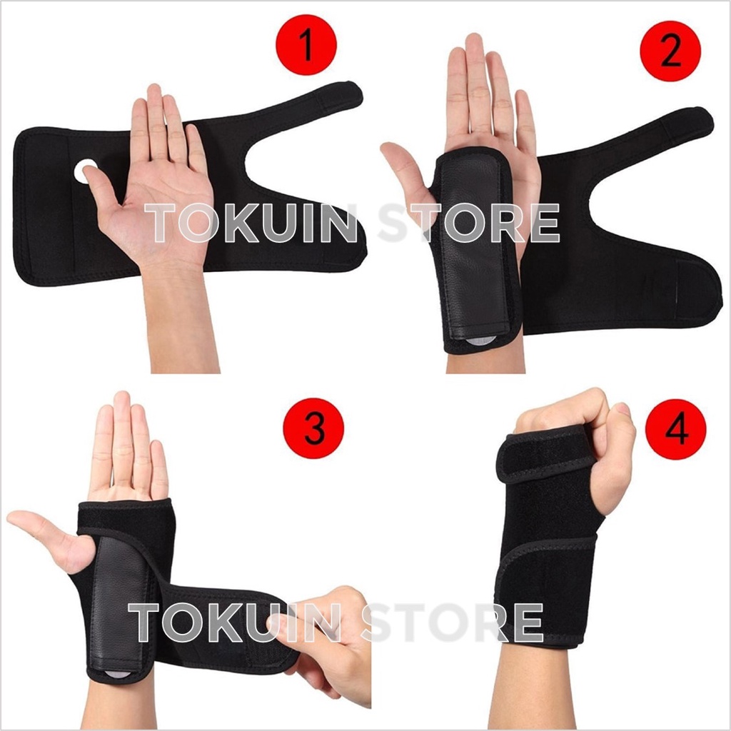 Wrist Band Hand Deker Splint Support Pergelangan Tangan Carpal Tunnel