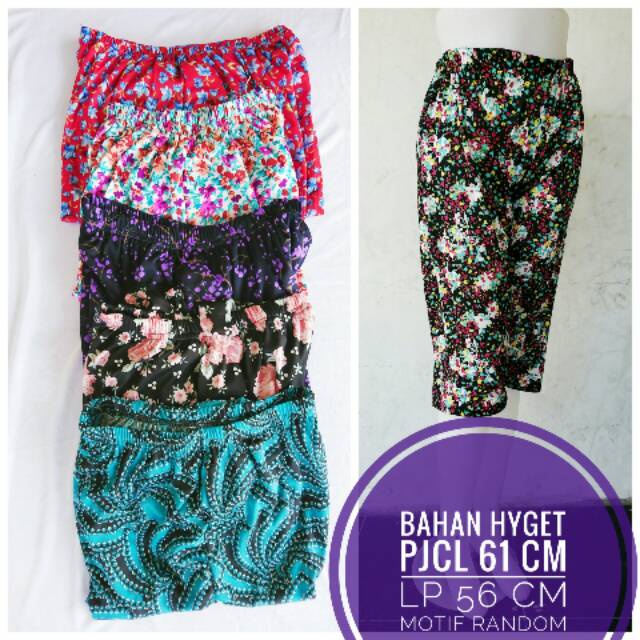 Grosir LEGGING HYGET MOTIF Allsize &amp; Pendek Dewasa - Bawahan Inner Pants Los Adem Murah