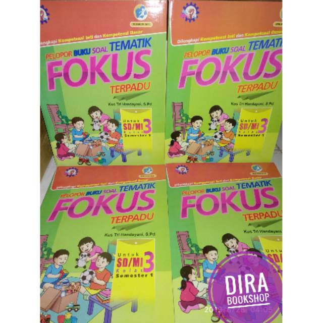 Pelopor buku soal tematik fokus terpadu kelas 3 SD semester 1 & 2