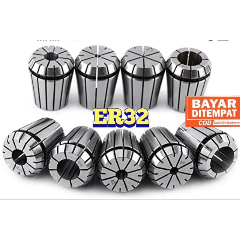 collet Chuck ER 32 collet er 32 penjepit bor penjepit endmill buat Arbor mesin Milling cnc frais