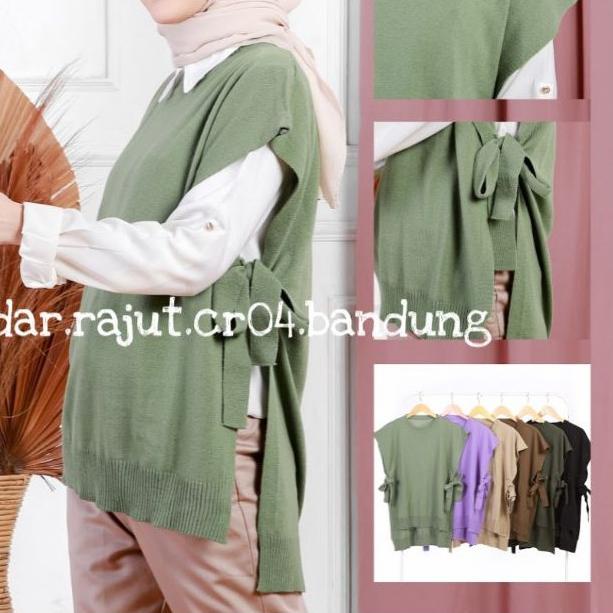 VEST ROMPI RAJUT TALI/VEST KNIT OUTER
