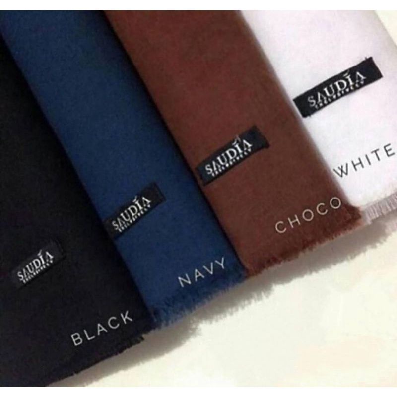 jilbab segi empat saudia rawis / jilbab sekolah segi empat saudia bahan berkualitas