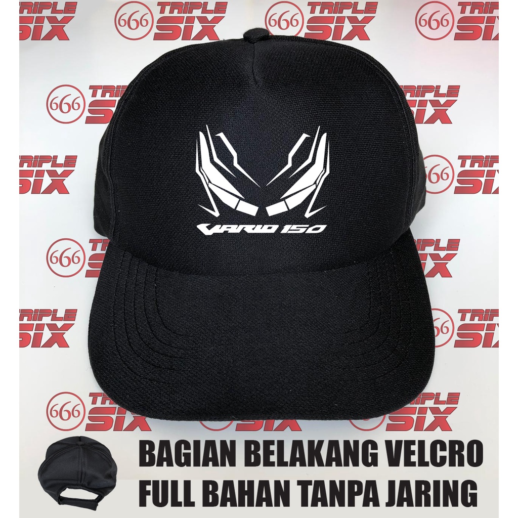 Topi Baseball Velcro Honda Vario 150 Logo