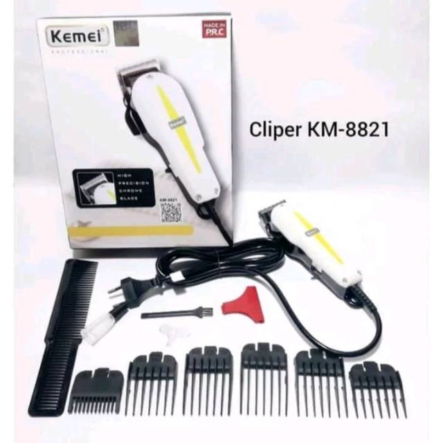 MESIN PEMOTONG RAMBUT KEMEI KM8821 HAIR CLIPPER  ALAT PANGKAS RAMBUT