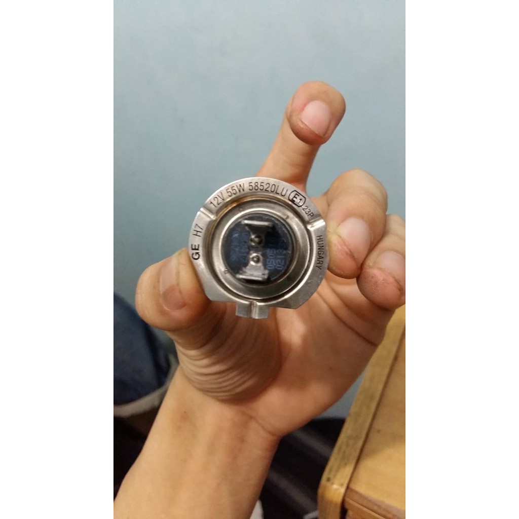Cuci Gudang Bohlam Halogen H7 GE General Electric 12V 55W - Lampu Kabut Mobil