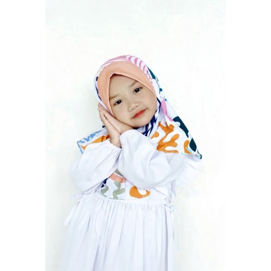 HIJAB INSTANT ANAK KARAKTER MOTIF ABSTRACK AESTETIC / HIJAB ANAK KARAKTER / HIJAB INSTANT LUCU