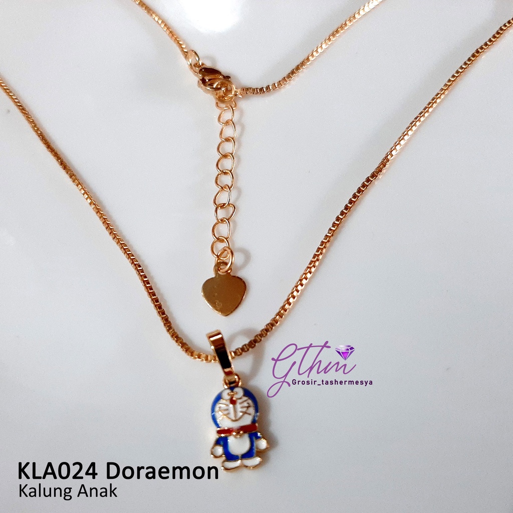 Kalung Anak Doraemon Perhiasan Fashion Import Anti Karat Cocok dipakai sehari-hari kla024 gthm