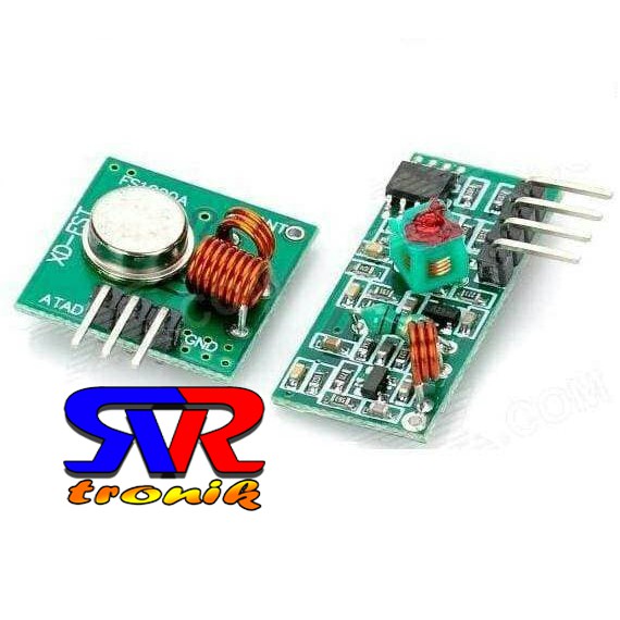 Jual Modul RF Wireless 433MHz RF TX Dan RX Module U/ UC / Arduino ...