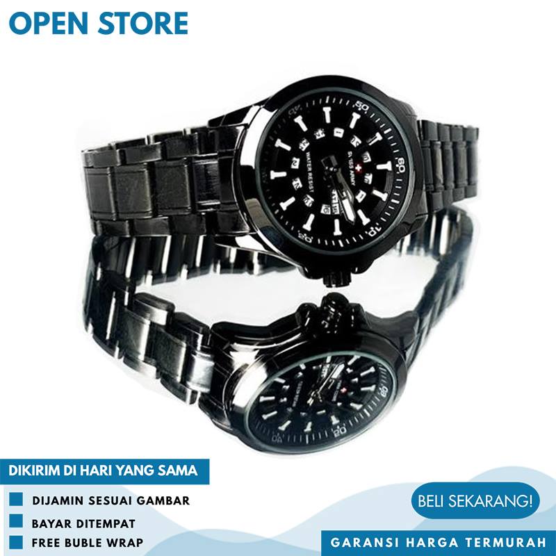 JAM TANGAN PRIA WANITA JAM TANGAN FASHION JAM TANGAN COUPLE  SWISS TERMURAH