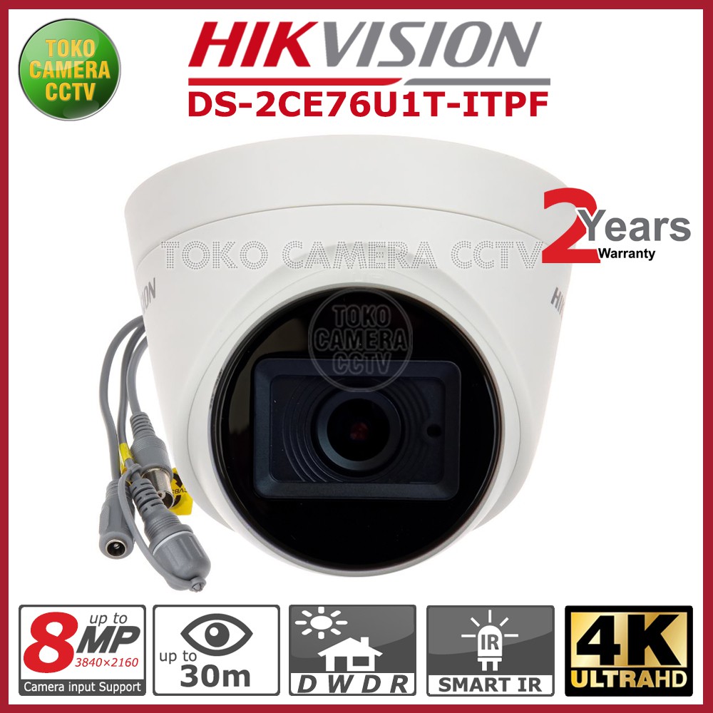 PAKET CCTV HIKVISION 8MP 8 CHANNEL 8 KAMERA