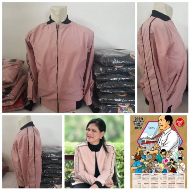 Jaket bomber bu iriana