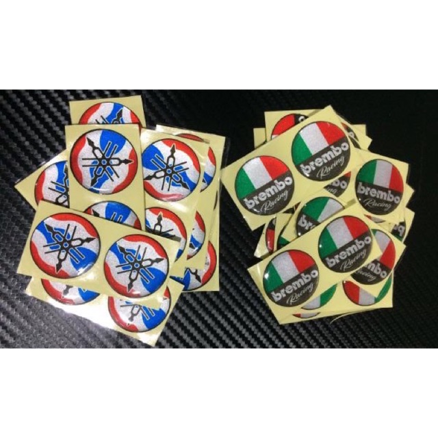 STIKER TIMBUL BREMBO DAN LOGO YAMAHA THAILOOK