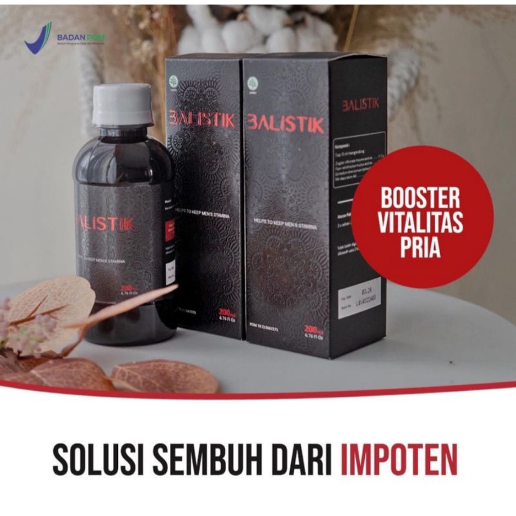 MADU BALISTIK SUPLEMEN VITALITAS &amp; STAMINA PRIA DEWASA TAHAN LAMA BPOM