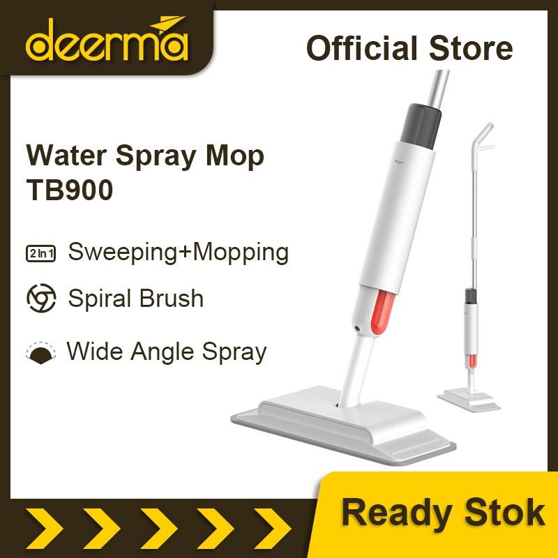 

Deerma TB900 Multifunction Water-Spray Mop Sweeper 230ml Dustbin 280ml Watertank Rotatable Design