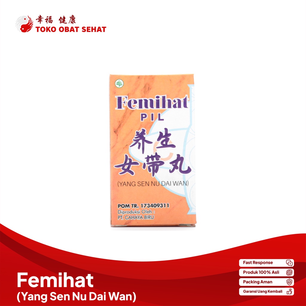 FEMIHAT PIL YANG SEN NU DAI WAN obat keputihan - gatal - bau tak sedap manjur