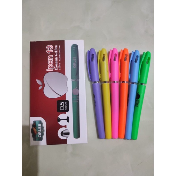 PULPEN PENA GEL IPEN 13 ECONOMIC GEL PEN BY ORLEE12PCS