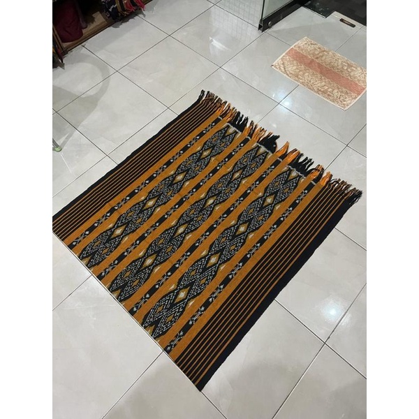 Kain Tenun Blanket Etnik Kuning Nusantara Motif  Dress