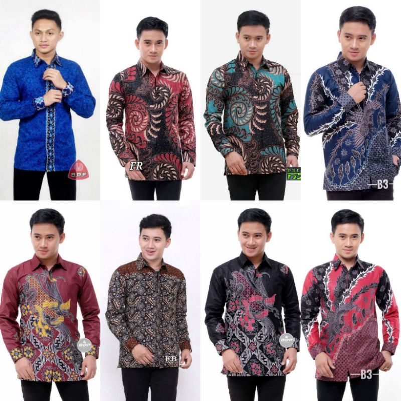 KEMEJA BATIK PRIA - KEMEJA BATIK PRIA MODERN KOMBINASI - KEMEJA BATIK