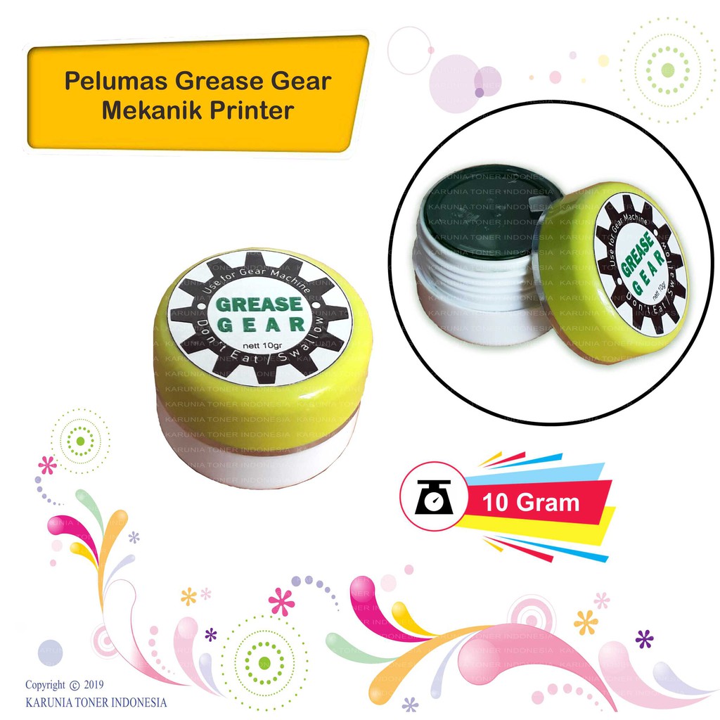 Pelumas Grease Khusus Gear Mekanik Printer Kemasan 10 Gram