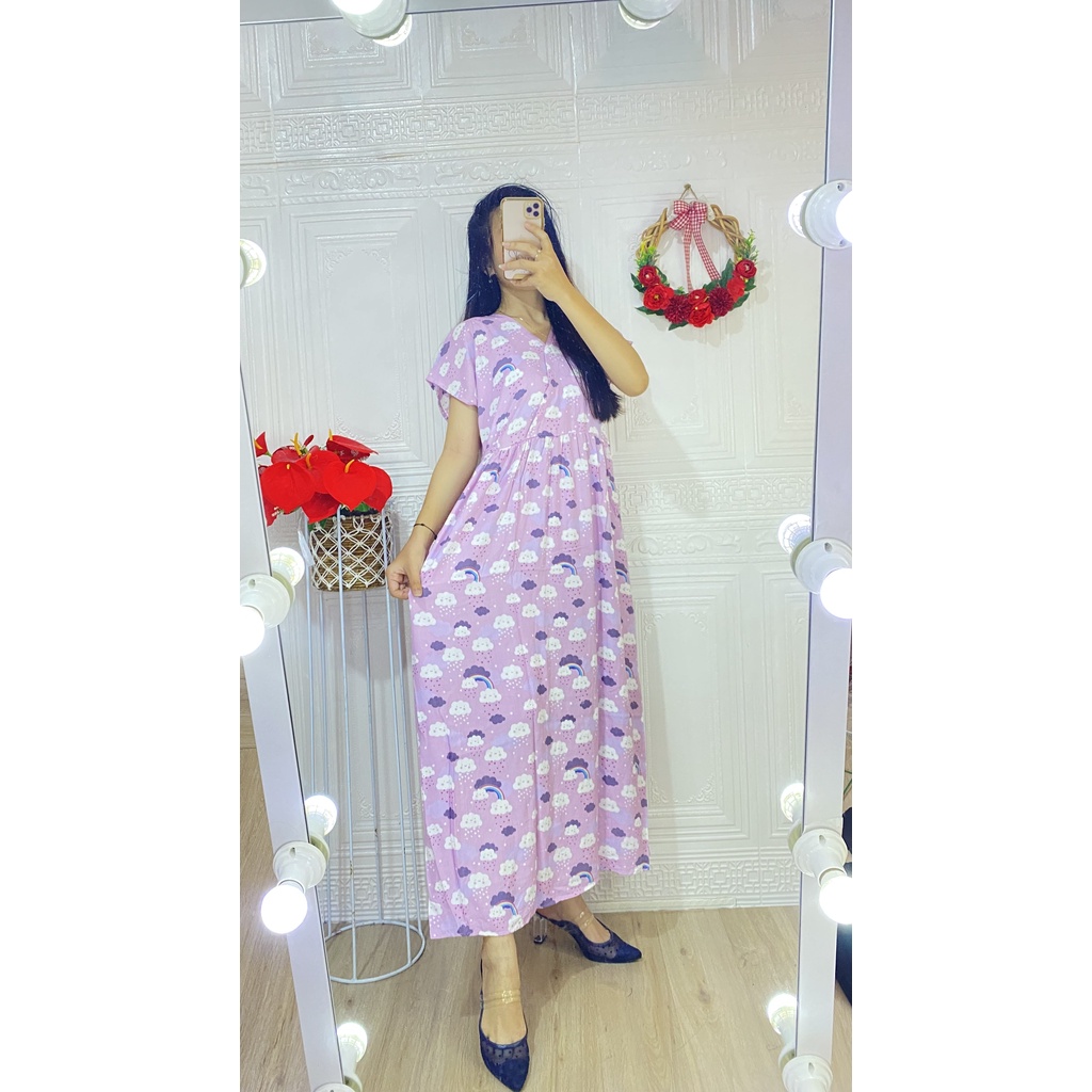 DASTER KIMONO PANJANG / KIMONO TALI SAMPING BUSUI KEKINIAN-K-Cloud