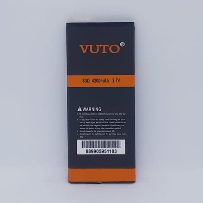 Double Power Battery Batre Baterai Vuto Advan S3D