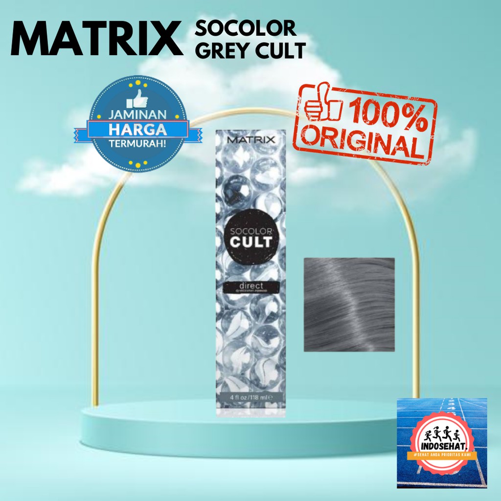 MATRIX Socolor Cult - So Color - Socult / Cat Pewarna Rambut Marble Grey 90 ml