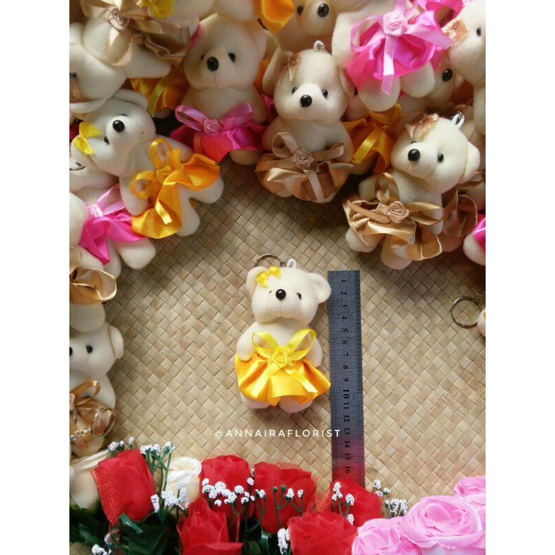 Boneka teddy mini rok