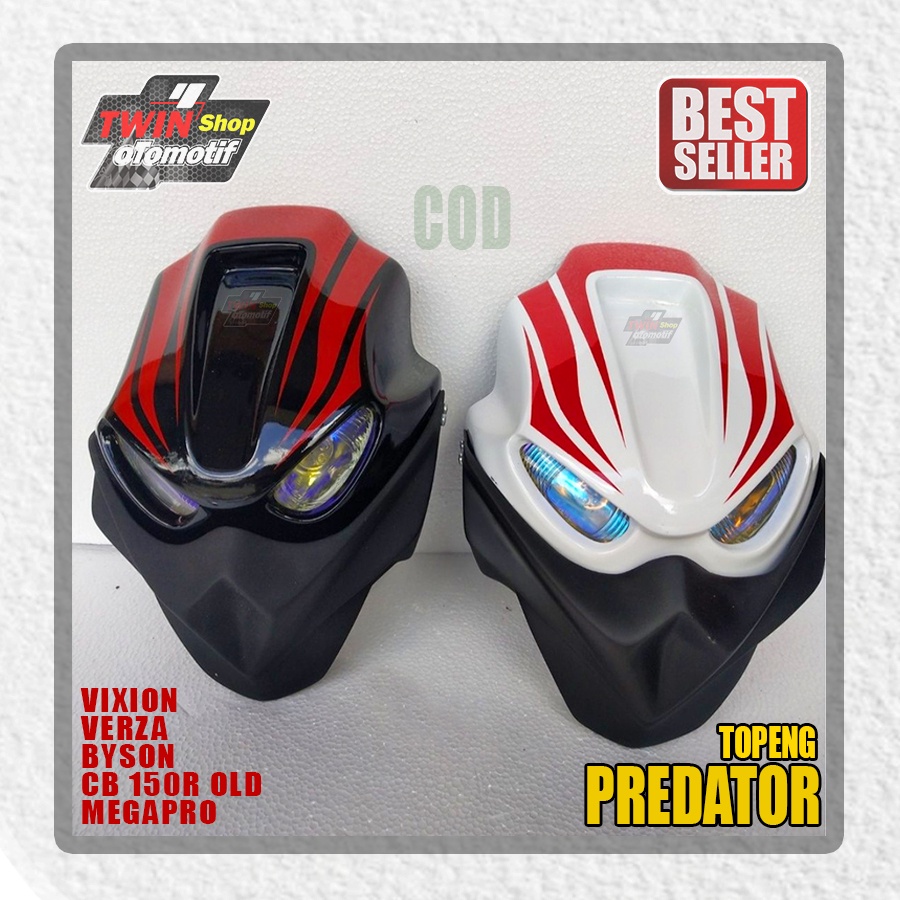 Topeng predator universal new series untuk Vixion / verza / byson / cb 150R old/Allnew CB 150R/ mega