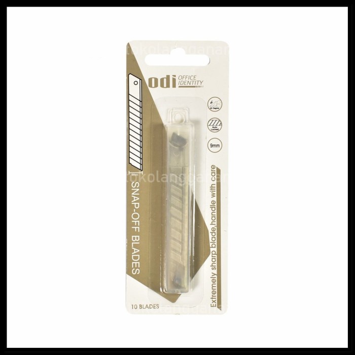 

Bergaransi Odi Set 10 Pcs 9 Mm Pisau Cutter Isi Ulang Diskon
