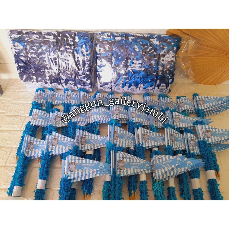 bendera aqiqah & paperbag telur