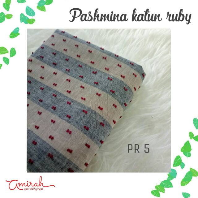 PASHMINA PASTEL KATUN RUBIAH