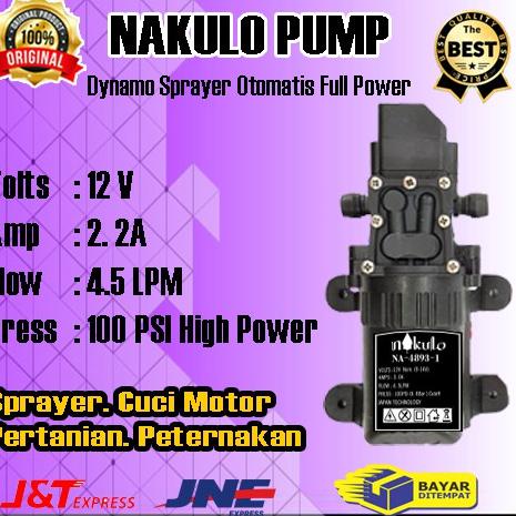 [PRODUK YCKDO] DINAMO DYNAMO SPRAYER NAKULO 100 PSI 4.5 LPM TANGKI SEMPROTAN ELEKTRIK IG0