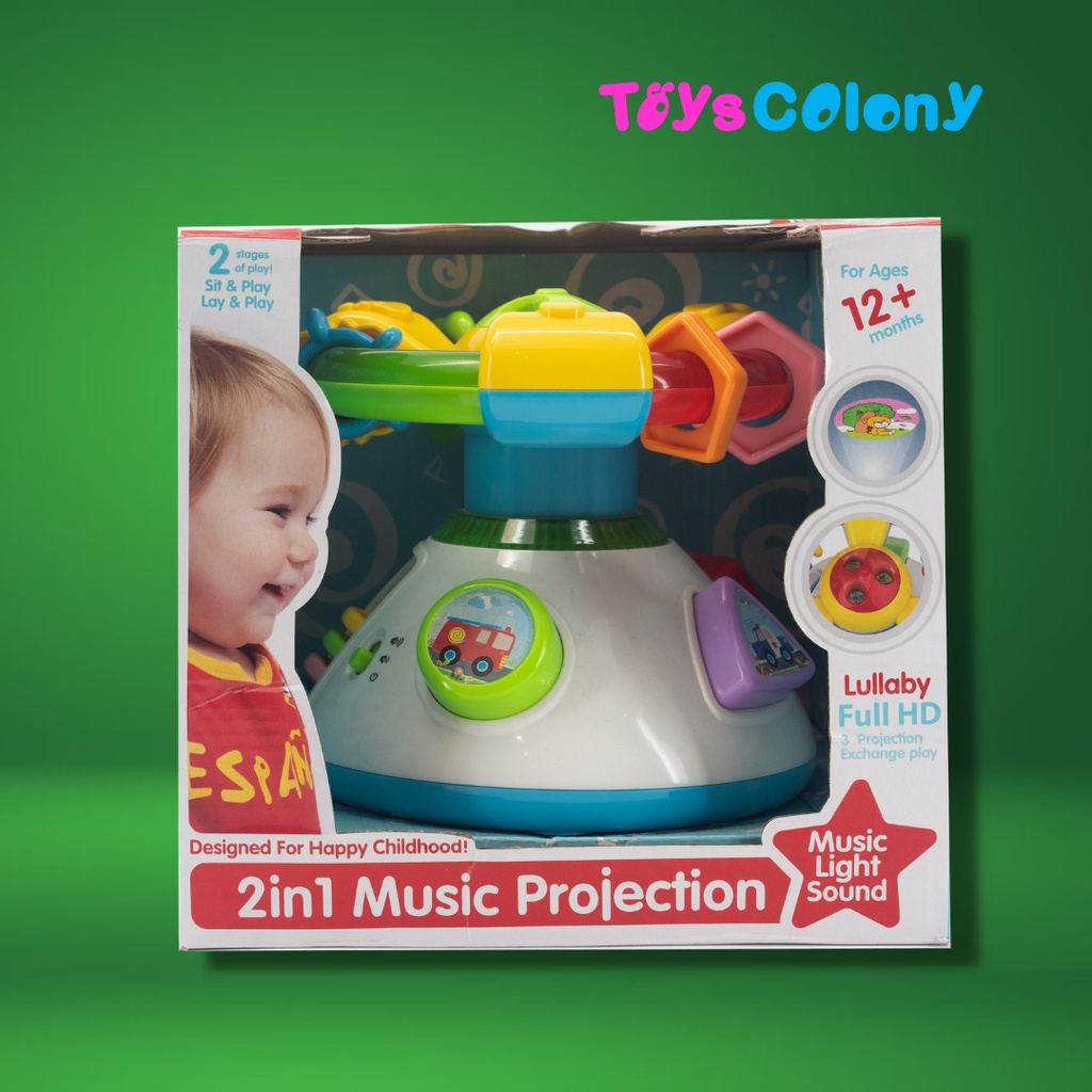 Mainan Steer Baby 2in1 Music Projection 35817