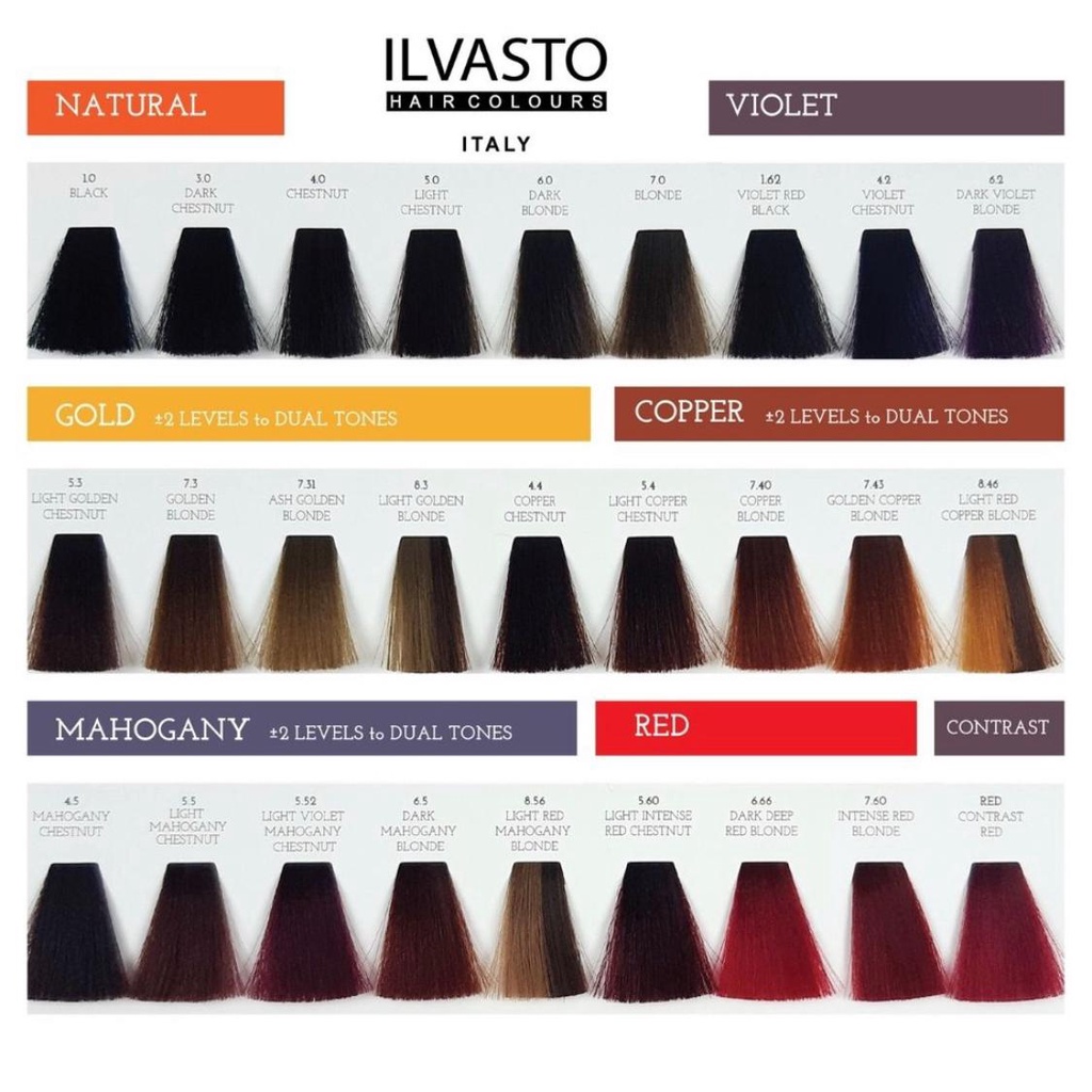 ILVASTO HAIR COLOR CLASSICO 100ML | SEMIR | PEWARNA RAMBUT | CAT RAMBUT